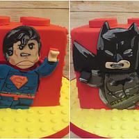 Lego Superheroes Cake