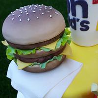 Torta Big Mac Mc Donald's - Big Mac Mc Donald's cake