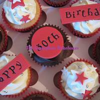 Simple 30th Birthday Cupcakes