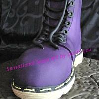 Purple boot