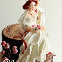 Winter Love - Wedding Cake for CakeArt Special Magazin