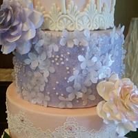 Blush and Lavender Birdcage Wedding