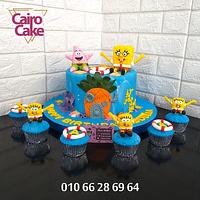 SpongeBob Cake & Cupcakes