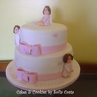 Angel Christening cake