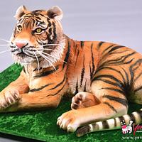 3D Tiger Cake