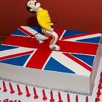 Freddie Mercury and the Union Jack