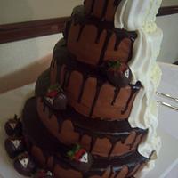 wedding/grooms cake ..all in one! yummy!