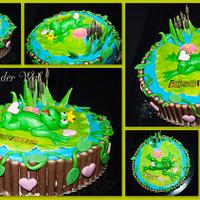 frog prince cake