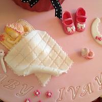 Baby girl cake