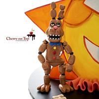 Five Nights at Freddy's game cake toppers
