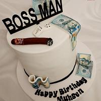 "Boss Man cake"