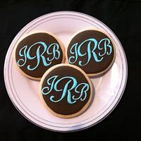 Monogram cookies