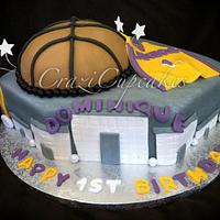 Lakers 1st Birthday Cake!!