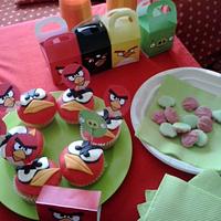 Angry birds candy table