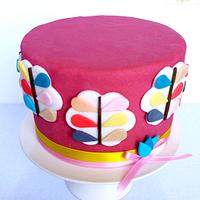 Orla Kiely-inspired Cake
