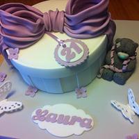 21st birthday gift box cake with me to you bear