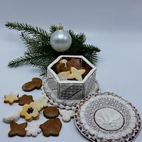 Cookie box of gingerbread 