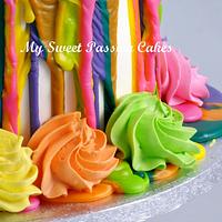 Sweet Rainbow Cake 