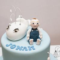 Jonah Christening cake