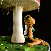 Mushroom cake, fairy's umbrella