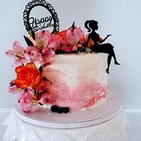 Flowers cake Flowers cake