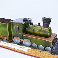 Steam Locomotive Train Cake!