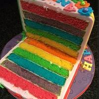 RAINBOW REVEAL CAKE