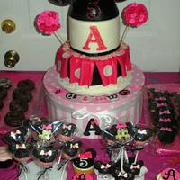Cheerleader Minnie Mouse birthday