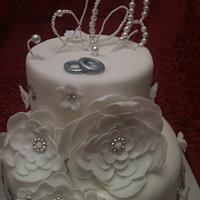 anniversary wedding cake