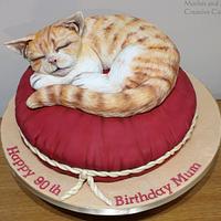 It's a Cat's Life ....Cake - cake by Mother and Me - CakesDecor