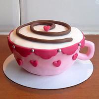 coffee cup mini cake