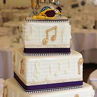 Drummer Wedding Cake