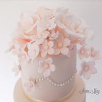 Blush Wedding Cake 