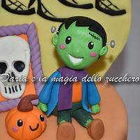 Halloween cake baby