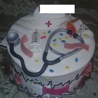 Graduation nurses cake