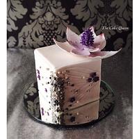Mini square jewelry box cake 