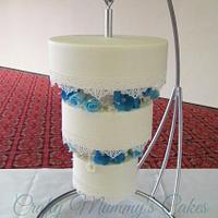 Hanging Chandelier Wedding Cake