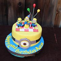 Minion Party Cake