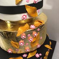 First attempt at a wedding-style cake