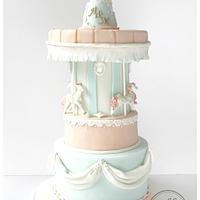 Carousel Wedding Cake