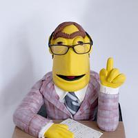 Muppet TV Newsman