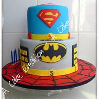Aarons super hero cake