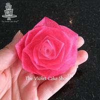 Stylized Wafer Paper Rose