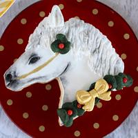 Horse Cookie-Christmas 