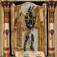 Anubis the god of afterlife..... Egypt Land of Mystery Collaboration