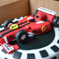 Ferrari red car