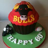 Bradford Bulls giant cupcake