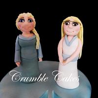 Frozen Cake with Figures