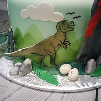 Dinosaure cake
