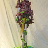 2.5 foot tall tangled tower 